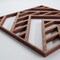 Ekena Millwork Extra Small Gilcrest Decorative Fretwork Wood Wall Panels, Walnut, 7 3/8"W x 7 3/8"H x 3/8"T WALW08X08X0375GCTWA - alternate 3